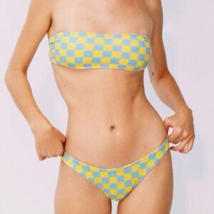 NWT With Jean bikini Large top, Medium bottoms